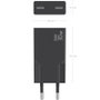 Aisens Cargador GaN 30W Ultra Delgado 2xUSB-C Negro A110-1006